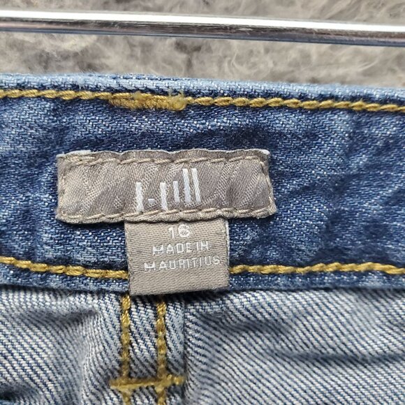 J.Jill Jeans Womens Size 16 Blue Straight Leg Classic Denim Style - Picture 2 of 11